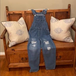 Denim Overalls